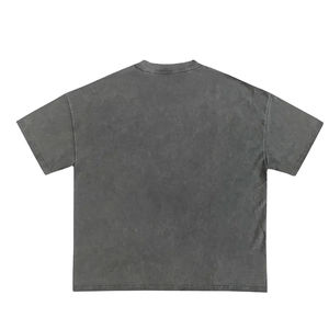 Nouveaux T-shirts personnalisés avec logo frontal, effet délavé, 100% coton, toile respirante, haute qualité, service OEM, coupe classique, manches courtes - Product Image 5