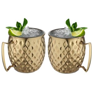 Functional Copper Moscow Mule Mugs Created For Daily Cocktail Enjoyment Suitable For Kitchen Bar And Dining Events - Product Image 4