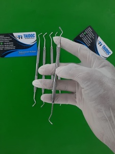 Juego de 4 Condensadores de Amalgama Dental para Rellenos de Composite, Restauradores, de Acero, Manuales, Quirúrgicos, Autoclavables - Product Image 1