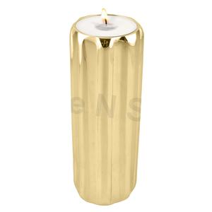 Bougeoir avec support en métal en acier inoxydable léger T-Light Décoration de la maison écologique pour l'impression offset de Noël - Product Image 1