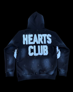 Sudadera con Capucha de Mezclilla Lavada al Ácido con Logotipo Personalizado de la Mejor Calidad, Bordada, Lisa, Teñida, Estilo Urbano de Invierno, Unisex - Product Image 3
