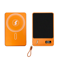 Ultradünne 22,5W Magnetische Powerbank 5000 10000mAh Kompatibel mit iPhone Tragbares Kabelloses Ladegerät für Telefon 5000mAh 10000mAh
