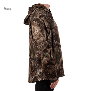 Sweat-shirt à capuche camouflage unisexe, coupe ample, polyester respirant, vêtements décontractés d'hiver pour l'extérieur, chasse, brodé, 2 pièces - Product Image 5