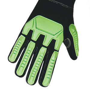 Gants de mécanicien en cuir de haute qualité fabriqués au Pakistan, dernier design, double paume, anti-coupure et antidérapants. - Product Image 5