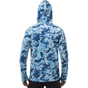 Custom Logo <b>Fish</b> Mouth Hoodie Quick Dry Upf 50 Long Sleeve <b>Shirt</b> With Hood Protection Breathable Printed Fishing Clothes - Product Image 6