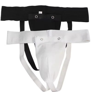 Protections de hanche pour arts martiaux en coton blanc, judo, jiu-jitsu, taekwondo, karaté, boxe, MMA, unisexe, prix de gros, personnalisable - Product Image 3