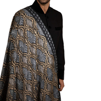 Foulard à carreaux pour hommes musulmans, écharpe de cou arabe, couvre-chef du Moyen-Orient, châle