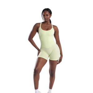Mono Deportivo sin Mangas para Mujer, Estilo Racerback, para Yoga y Ejercicio, Transpirable, Elástico, de Secado Rápido, Ropa Deportiva, Logotipo Personalizado, OEM, ODM, al por Mayor - Product Image 1