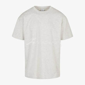 Camiseta lisa de alta calidad para hombre, venta al por mayor, camisetas con estampado bordado personalizado, camisetas de cuello redondo de punto de algodón 100% sólido para hombre - Product Image 6