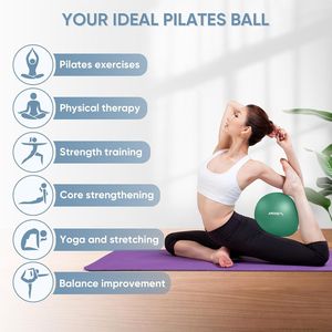 Palla da Yoga Antiscivolo per Allenamento Intensivo, Accessorio per Fitness e Rafforzamento del Core, per Esercizi di Equilibrio - Product Image 3