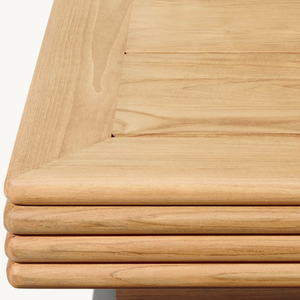 Mesa de Comedor Rectangular de Madera Maciza con Diseño Moderno para Uso en Interiores, Sala de Estar y Sala Familiar - Product Image 4