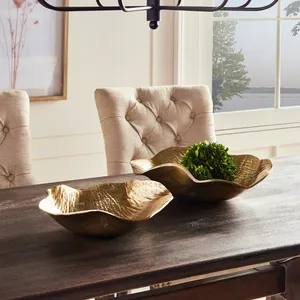 Artisan Handmade Metal Bowl for Premium Home Accessories and Interior Decor Abstract Design Handicraft Bowl Accent Piece - Product Image 3