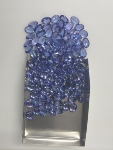 Natural Blue Tanzanite 7x5MM Oval Cut Best Quality Loose Gemstone for Jewelry Making - Product Image 4