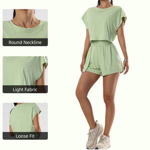 Wholesale Cheap Women's Workout <b>Crop</b> <b>Top</b> Fitness Running Yoga <b>Mesh</b> Fabric Breathable Plain Dyed Custom Logo T-Shirt - Product Image 1