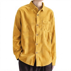 Men's <b>White</b> Long Sleeve Casual Shirt Solid Color Turn-down Collar Full Sleeve Poplin Cotton Spring Wear - Product Image 6