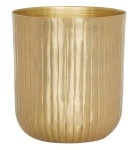 Pot de fleurs géométrique en métal de luxe avec support en fer pour la décoration de plantes d'intérieur dans une maison moderne et un jardin - Product Image 6