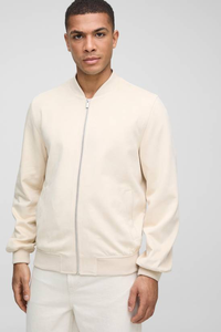 Chaqueta Bomber Casual para Hombre, Estilo Urbano, con Cierre de Cremallera, Cuello Redondo, Bordado de Conejo, Estilo Piloto, Holgada, para Invierno - Product Image 4
