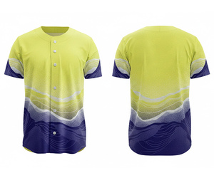 Servicio de Impresión por Sublimación de Camisetas de Béisbol para Equipos Profesionales con Logotipo y Números Personalizados |   Base de Poliéster Transpirable - Product Image 1