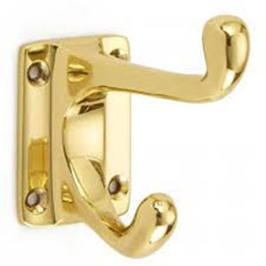 2-Piece Anti-Rust Heavy-Duty Black Coated Metal Wall Mounted <b>Hooks</b> for Bathroom & <b>Kitchen</b> Use - Product Image 5