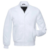 Veste bomber en satin personnalisée Miami Heat Starter Fast Break 100% polyester Hiver Homme Logo avant en toile Réversible Imperméable Épais