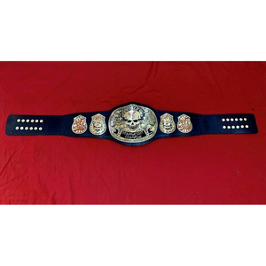 Ceintures de championnat universel de lutte poids lourd de haute qualité, taille adulte, plaques métalliques, sangle en cuir - Product Image 5