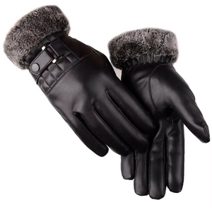Guantes Deportivos de Cuero Genuino Unisex de la Marca Geo Brother, Estilo Nuevo, para Conducir en Invierno, Modernos, Transpirables, Ligeros, con Pantalla Táctil - Product Image 4