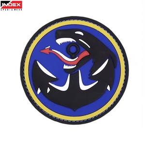 Parches de PVC hechos a medida, logotipo de goma 3D, impermeables, duraderos, diseño personalizado, respaldo de velcro, insignia termoadhesiva, suministro al por mayor - Product Image 1