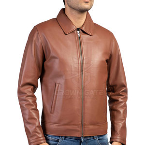 Veste en cuir pour homme, style 2026, tissu coupe-vent, vêtements, taille personnalisée, veste d'hiver pour homme - Product Image 6