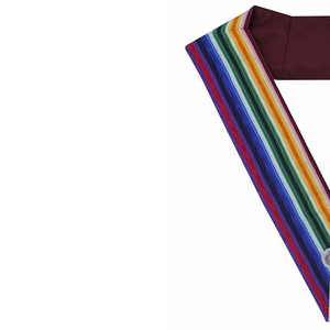 Nouveaux cols d'officier maçonniques 3D brodés sur mesure de qualité supérieure, couleur marron, pour Maître Maçon, Rang Provincial, en promotion - Product Image 5