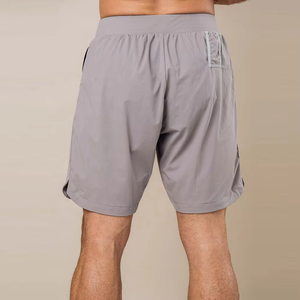 New Arrival Gym Grey Light Weight Fitness Side Pocket Men Sports <b>Shorts</b> With <b>Zipper</b> - Product Image 2
