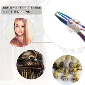 Stainless Steel Hair <b>Extension</b> Plier Multi-Function Hair <b>Extension</b> Tool Plier For Link and Micro Ring <b>Extension</b> Micro Ring <b>Beads</b> - Product Image 5