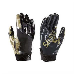 Gants de football américain professionnels les plus vendus, respirants, antidérapants, légers, de haute qualité, service personnalisé, doigts entièrement couverts - Product Image 1
