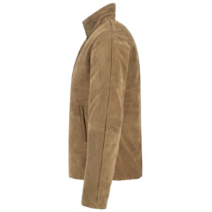 Chaqueta de Gamuza Suave 100% Genuina Personalizada, Estilo Daniel Craig, Chaqueta Bluson de Gamuza para Hombre, Venta al Por Mayor ODM/OEM - Product Image 2