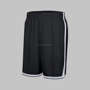 Pantalones cortos de baloncesto bordados al por mayor con secado rápido y características transpirables, conjuntos de talla grande con bolsillos - Product Image 4