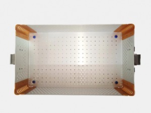 Caja de Esterilización Manual de Acero Inoxidable, Contenedor Universal para Instrumentos Quirúrgicos, Clase I, de Mahfooz Instruments - Product Image 5