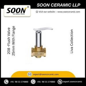 Robinet de lavabo 208 avec valve de vidange 55 mm, bride en acier inoxydable poli, design moderne et durable, monocommande, monotrou - Product Image 2