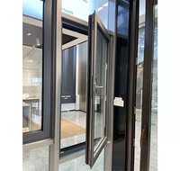 Ventana Abatible Magnética Horizontal Moderna de Aleación de Aluminio de Alta Calidad para Viviendas Residenciales