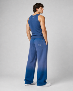 New Best Custom Screen Printed Logo Casual Canvas Men's Sweatpants 100% Cotton Breathable Eco-Friendly Acid Washed OEM - Product Image 6