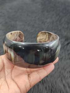 Handmade Polished Eco-Friendly Buffalo Horn <b>Cuff</b> Bangle Bohemian Style - Product Image 4
