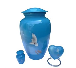 Minimalist Aluminium <b>Keepsake</b> Urns Small Memorial <b>Ashes</b> Holder Mini Cremation Urn Funeral Accent - Product Image 6