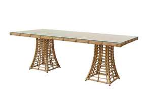 Luxury Garden <b>Patio</b> Sofa <b>Set</b> with Teak Wood Structure and Rattan Weaving - Product Image 4
