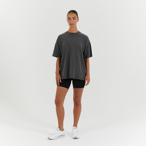 Custom Design Unisex Vintage Acid Washed Plus Size T-<b>shirt</b> Wholesale 220 GSM Heavy Cotton Loose Jersey Oversized Women T-<b>Shirt</b> - Product Image 3