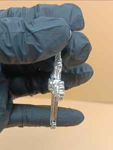 Colgante de cruz con diamantes de moissanita VVS, joyería cristiana, colgante de fe religiosa, colgante de plata 925, colgante estilo hip hop con incrustaciones de circonitas. - Product Image 5