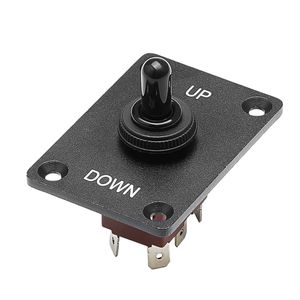 Interruttore a Levetta Momentaneo a 6 Pin per Inversione di Polarità ON-OFF-ON, DC 12V/30A AC 250V/15A, Piastra di Montaggio Inclusa - Product Image 1