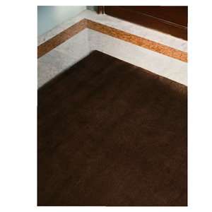Tapis Zaari Nocturne de luxe en mohair noué à la main, qualité supérieure, motif ondulé, écologique et antidérapant, hauteur de poils de 10 mm - Product Image 5