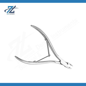 Professional Pink Stainless Steel Full Jaw Cuticle Nipper Extreme Sharp Waterproof Manicure <b>Nail</b> Care Trimmer <b>Tool</b> Made Pakistan - Product Image 5