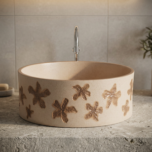 Lavabo de Cerámica Negro Mate Moderno, Lavabo Sobre Encimera de Tamaño Personalizado, Lavabo Tipo Vaso para Baño - Product Image 4
