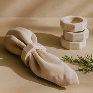 Porte-serviettes en marbre au design moderne, porte-serviettes en pierre, porte-serviettes en terrazzo, porte-serviettes en marbre à prix d'usine très avantageux - Product Image 3