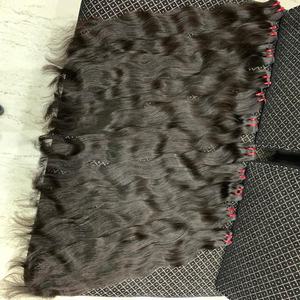 Paquetes de cabello humano crudo sin procesar Vendedor mayorista Cabello alineado con cutícula camboyano Onda del cuerpo Cabello crudo camboyano Liso - Product Image 6