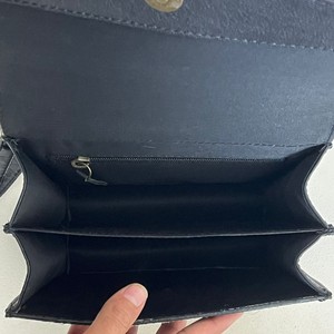 New Hand Tooled Leather Crossbody Bag with Cowhide & <b>Black</b> & White Checkerboard Pattern Western Style Shoulder Handbag for <b>Women</b> - Product Image 6